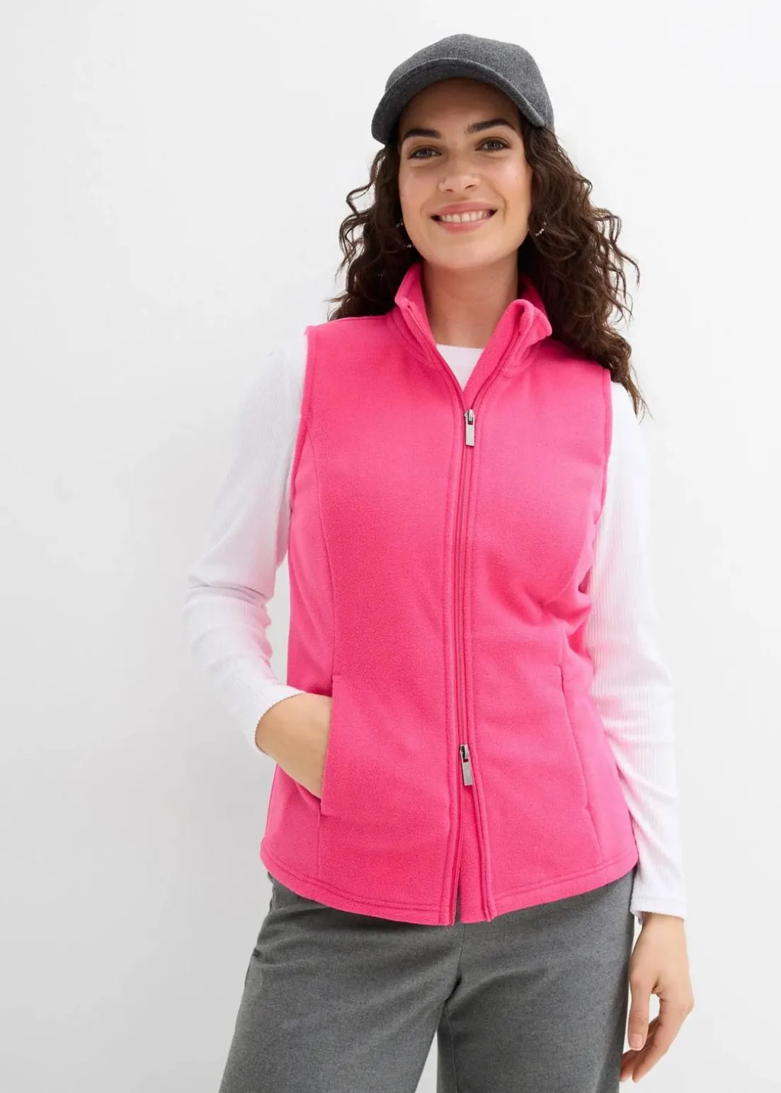 Fleece-Weste mit Taschen