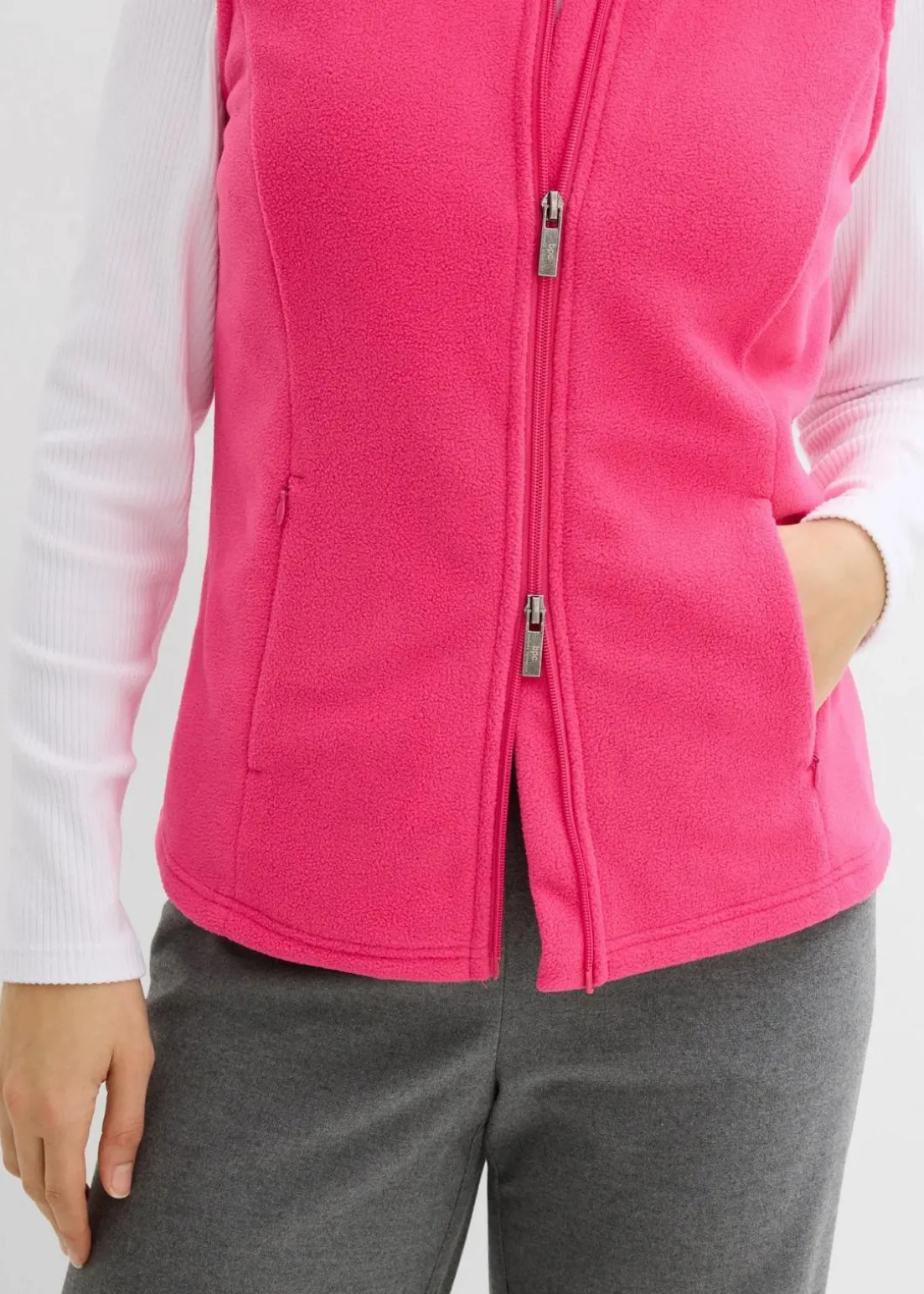 Fleece-Weste mit Taschen