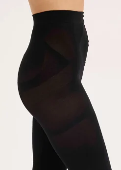 Formende ultra-blickdichte Leggings mit Push Up, Belly Control und Komfortbündchen 80 DEN