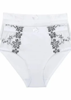 Formslip mit zarter Stickerei (2er Pack)