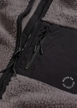 Funktions-Fleece Sportjacke, oversized