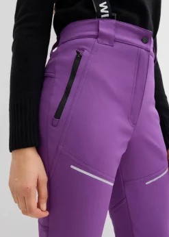 Funktionshose aus Softshell mit Stretch, wasserabweisend