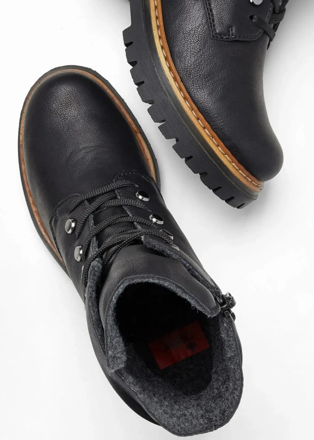 Gefütterte Rieker Komfort-Schnürboots