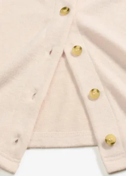 Gerippte Feinstrickjacke