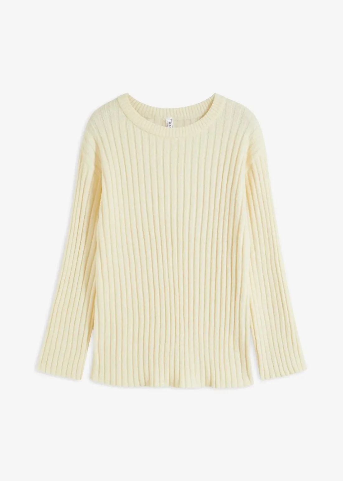 Gerippter Oversize-Pullover