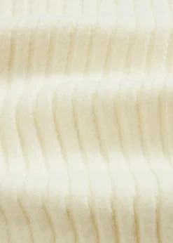 Gerippter Oversize-Pullover