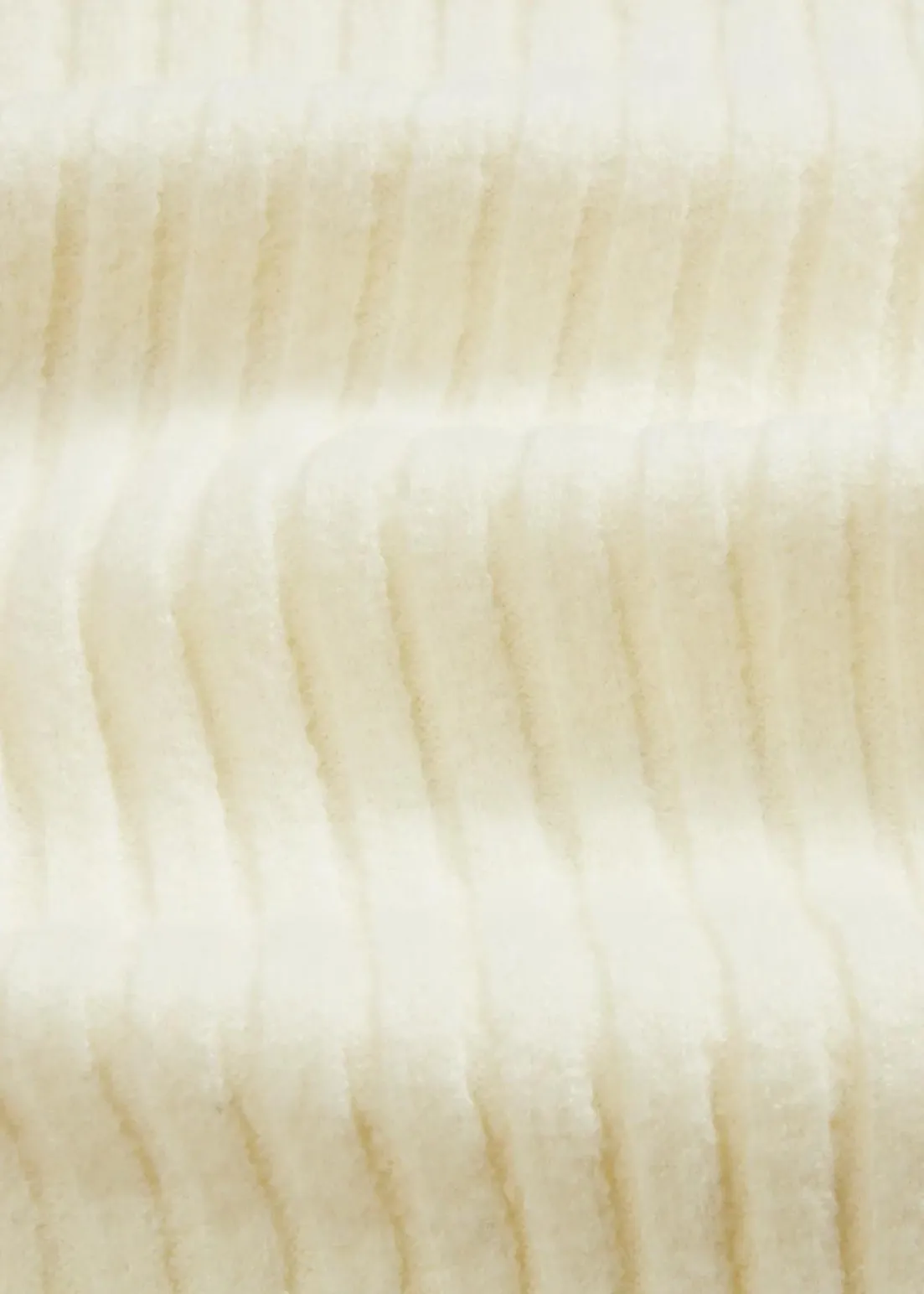 Gerippter Oversize-Pullover