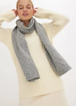 Gerippter Oversize-Pullover