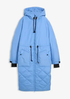 Gesteppter Funktions-Mantel mit reflektierenden Details