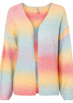 Grobstrickjacke aus weichem Woll-Mix