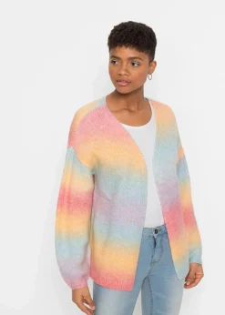 Grobstrickjacke aus weichem Woll-Mix