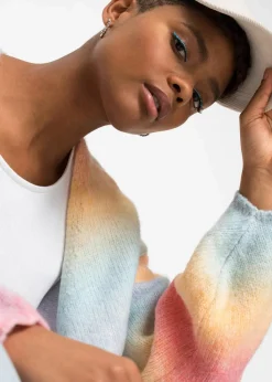 Grobstrickjacke aus weichem Woll-Mix