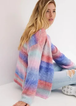 Grobstrickjacke aus weichem Woll-Mix