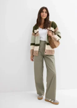 Grobstrickjacke mit Farbverlauf