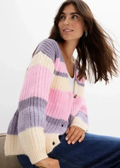 Grobstrickjacke mit Farbverlauf