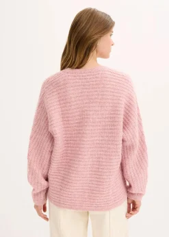 Grobstrickjacke mit Wollanteil