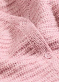 Grobstrickjacke mit Wollanteil