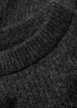 Grobstrick-Pullover aus weichem Woll-Mix