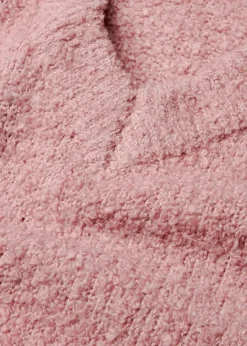 Grobstrick-Pullover mit V-Ausschnitt