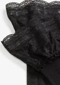 Halterlose Strümpfe mit Spitze 20 DEN