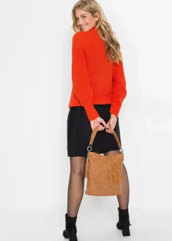 Handtasche mit Stickerei