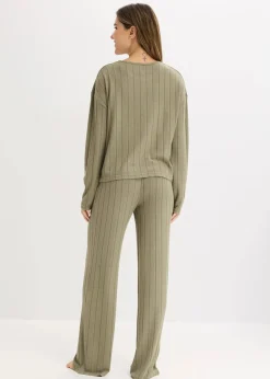 Hausanzug aus weicher Rippe