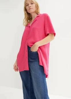 Hemdbluse aus Musselin