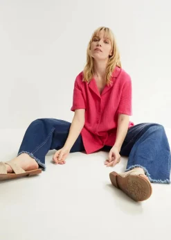 Hemdbluse aus Musselin