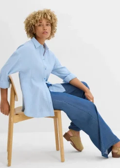 Hemdbluse aus Musselin