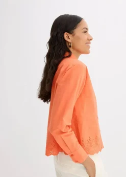 Hemdbluse aus reiner Baumwolle