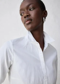 Hemdbluse mit Seidenanteil