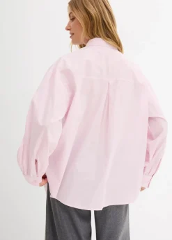 Hemdbluse mit Strass-Applikation