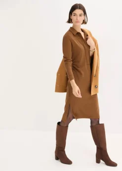 Hemdblusenkleid aus Punto di Roma