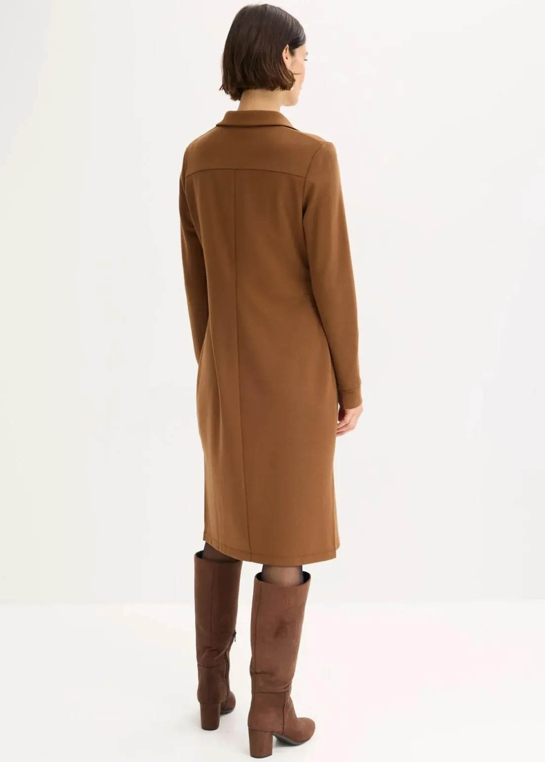 Hemdblusenkleid aus Punto di Roma