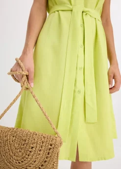 Hemdblusenkleid aus Viskose