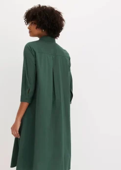 Hemdblusenkleid mit Baumwolle