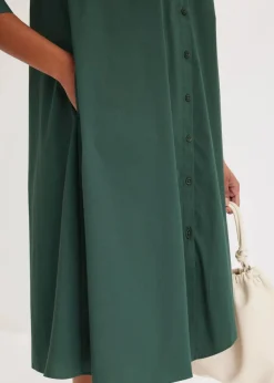 Hemdblusenkleid mit Baumwolle