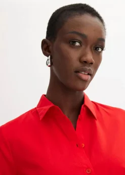 Hemdblusenkleid mit Baumwolle