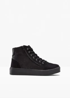 High-Top-Sneaker mit Plateau-Sohle