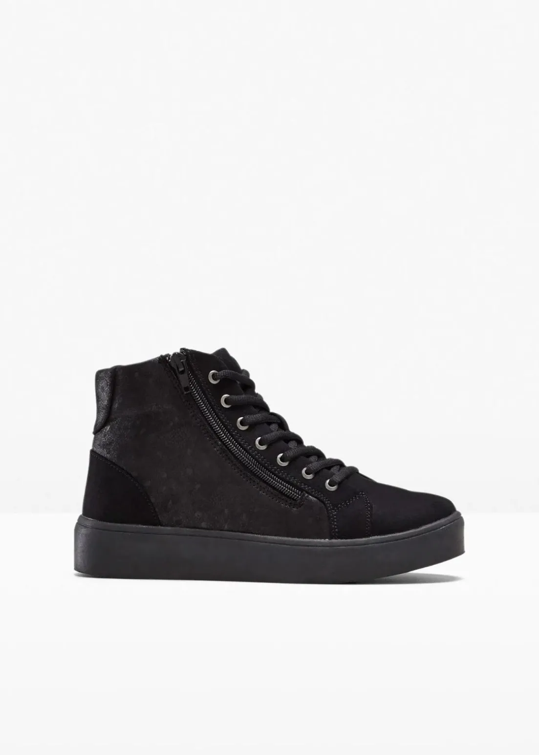 High-Top-Sneaker mit Plateau-Sohle