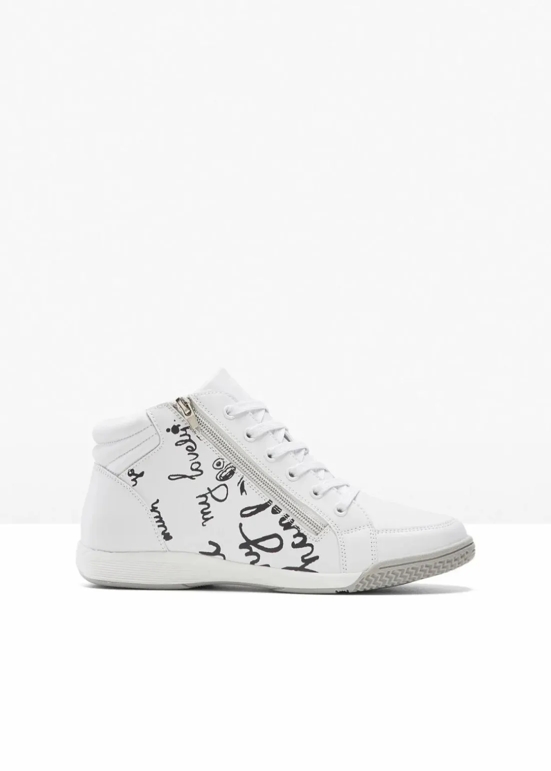 High-Top-Sneaker mit Reißverschluss