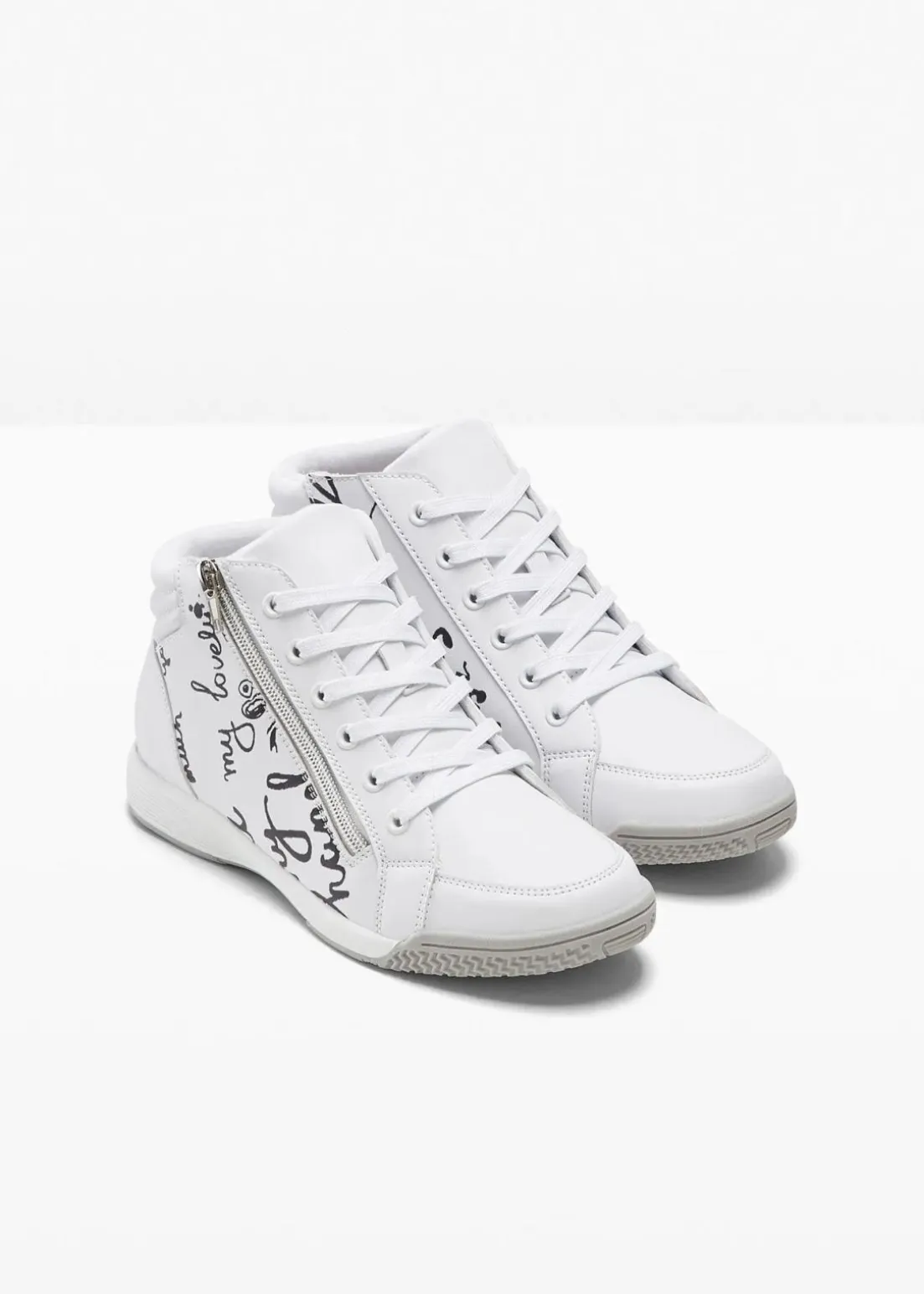 High-Top-Sneaker mit Reißverschluss