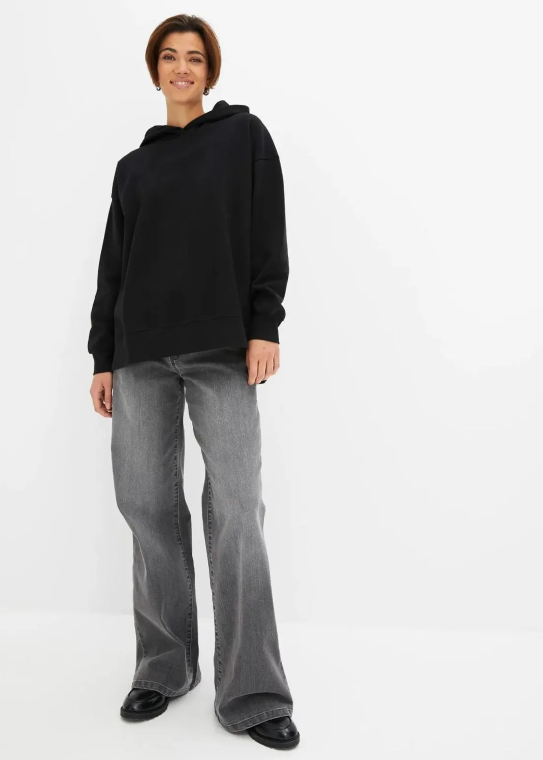 Hoodie aus reiner Baumwolle