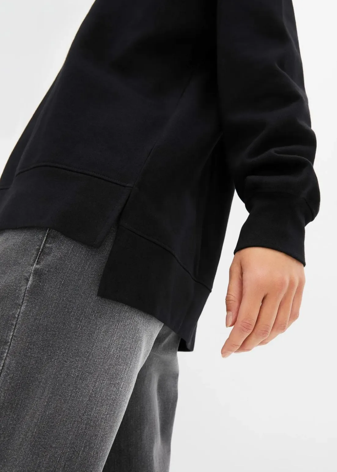 Hoodie aus reiner Baumwolle