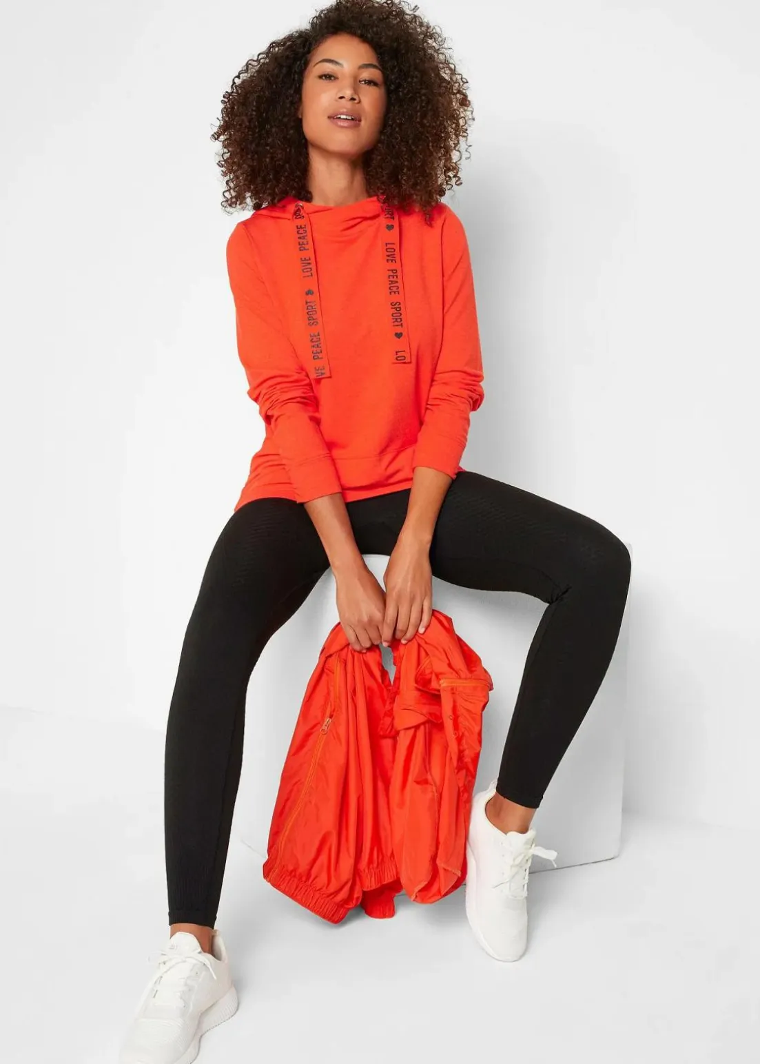 Hoodie aus softem Viskose-Mix