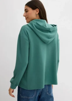 Hoodie mit Kapuze aus softem Viskose-Mix
