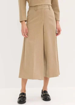 Hose mit Fischgrat in Wolloptik