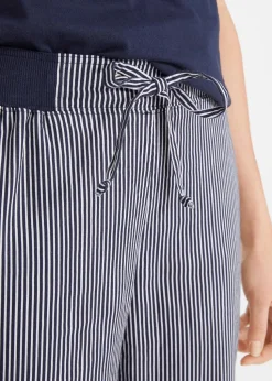 Hose mit Leinen, 7/8 Länge