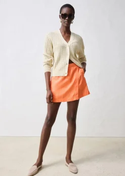 Hosenrock aus reinem Leinen