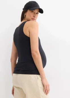 2-in-1 BH-Tanktop für die Schwangerschaft und Stillzeit aus Bio-Baumwolle
